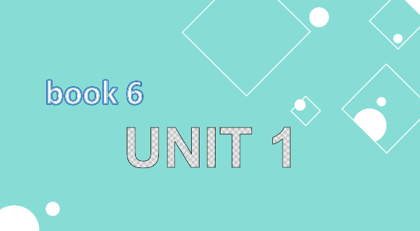 高二英语 book6 Unit1